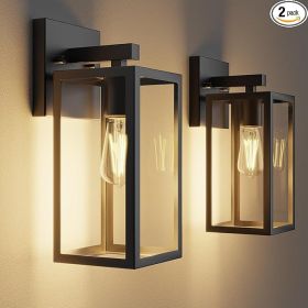 Porch Lights Outdoor Wall Light Fixture 2pcs Matte  oughened