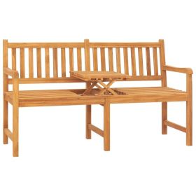 Bench Teak Solid Teak Wood 3-seater