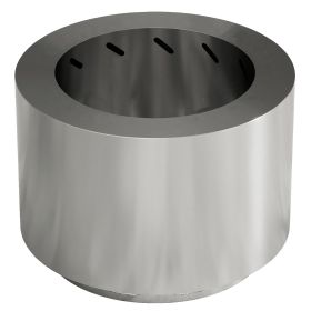 Smokeless Fire Pit, Portable Camping Bonfire Stove with Poker for Backyard Patio Picnic, Stainless Steel, Silver